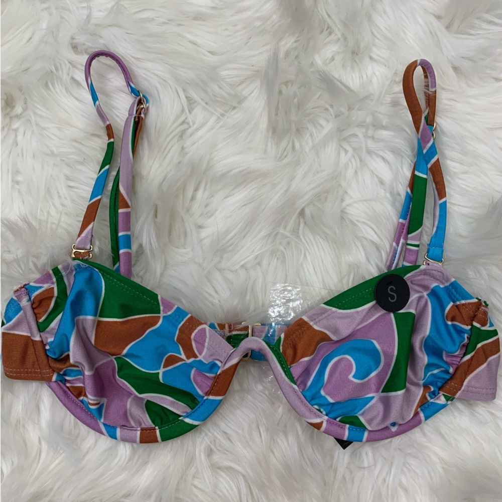 NWT Cotton On mermaid balconette bikini top